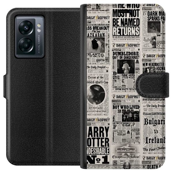 OnePlus Nord N300 Lommeboketui Harry Potter Tidsskrift