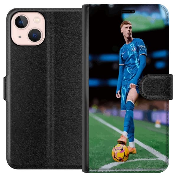 Kompatibel Tegnebogsetui til Apple iPhone 13 mini Fodbold