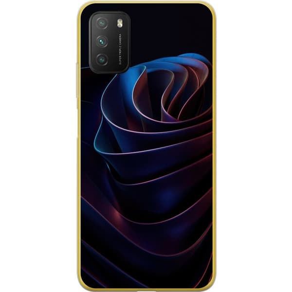 Kompatibelt Mobilskal till Xiaomi Poco M3  Neon Flow svart