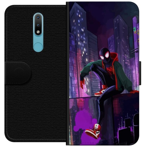 Nokia 2.4 Lommeboketui Fortnite - Spider-Man