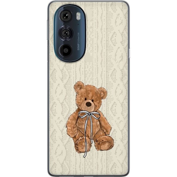 Motorola Edge 30 Pro Gjennomsiktig deksel Liten Bamse – klassisk bamse i enkel design