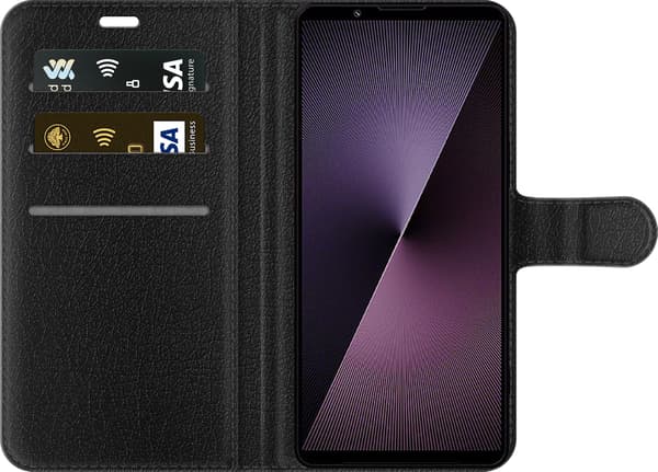 Yhteensopiva Lompakkokotelo Sony Xperia 1 VII Blå elgitarr sininen