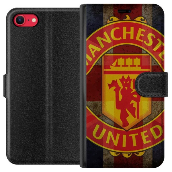 Apple iPhone SE (2022) Tegnebogsetui Manchester United FC