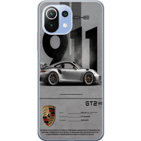 Xiaomi Mi 11 Lite Gennemsigtig cover Porsche 911