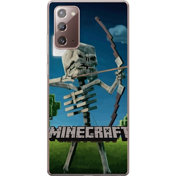 Samsung Galaxy Note20 Genomskinligt Skal A Minecraft Movie