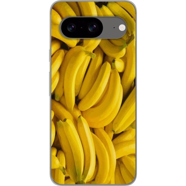 Google Pixel 8 Läpinäkyvä kuori Banaani kuvio