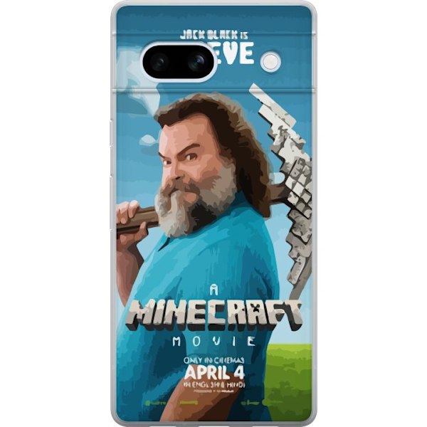 Google Pixel 7a Läpinäkyvä kuori Minecraft-elokuva