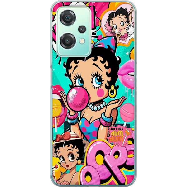 OnePlus Nord CE 2 Lite 5G Läpinäkyvä kuori Betty Boop