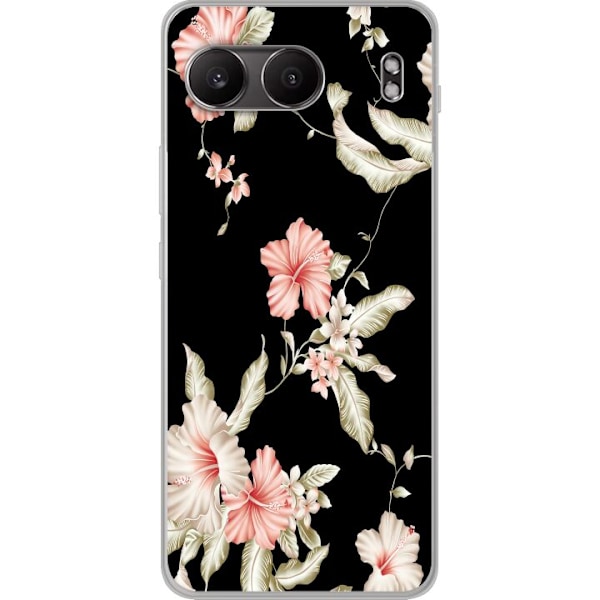 OnePlus Nord 4 Gjennomsiktig deksel Blomster