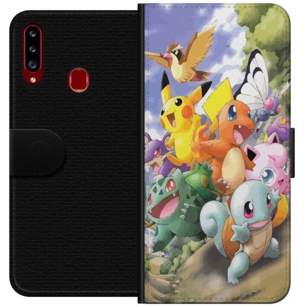 Samsung Galaxy A20s Lompakkokotelo Pokémon