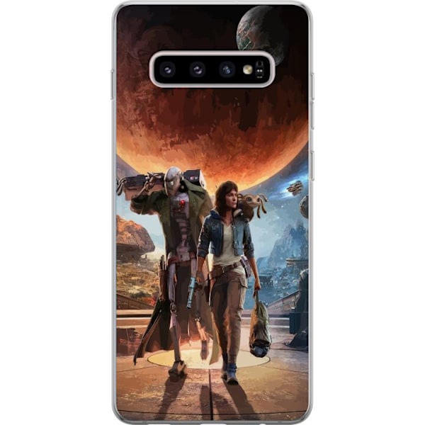 Samsung Galaxy S10+ Genomskinligt Skal Star Wars Outlaws