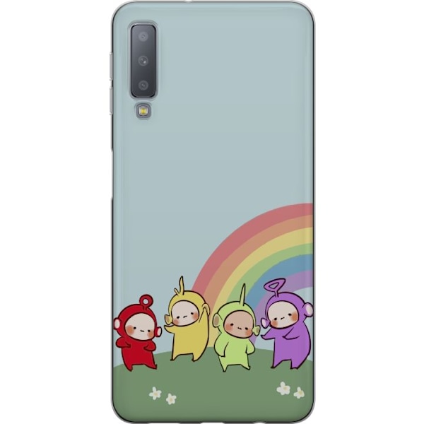 Samsung Galaxy A7 (2018) Läpinäkyvä kuori Teletubbies