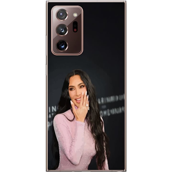 Samsung Galaxy Note20 Ultra Läpinäkyvä kuori Kim Kardashian