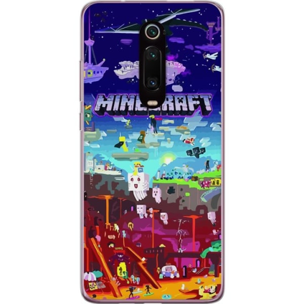 Xiaomi Mi 9T Pro  Läpinäkyvä kuori Minecraft