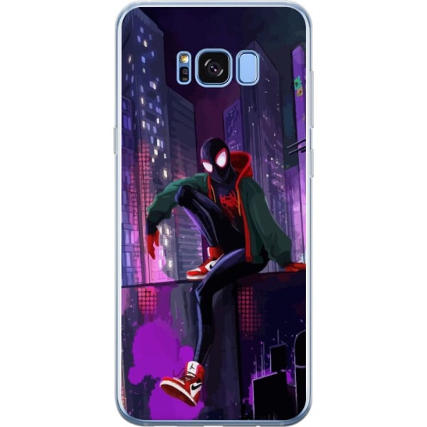 Samsung Galaxy S8+ Läpinäkyvä kuori Fortnite - Spider-Man