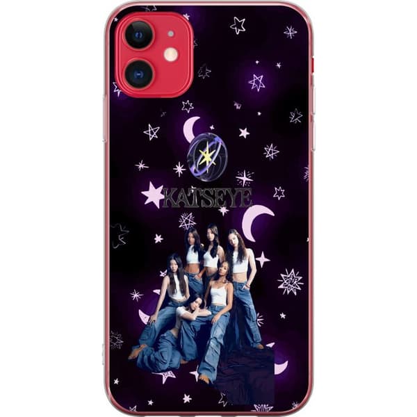 Kompatibelt Mobildeksel til Apple iPhone 11 KATSEYE stjärncollage lila