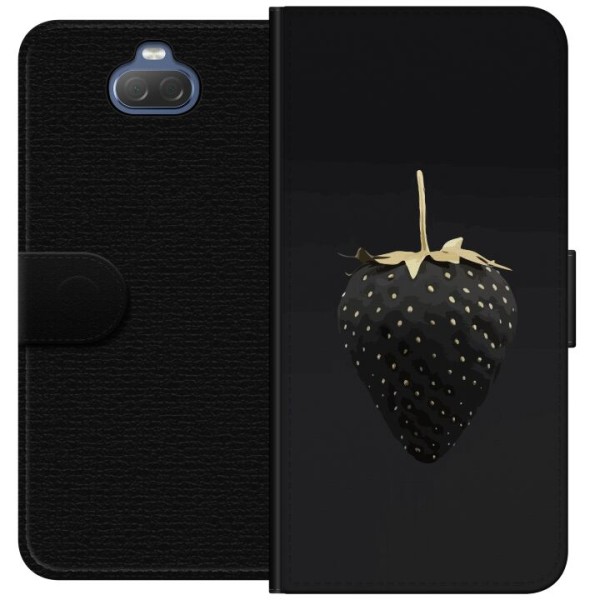 Sony Xperia 10 Plus Lommeboketui Luksuriøs Jordbær