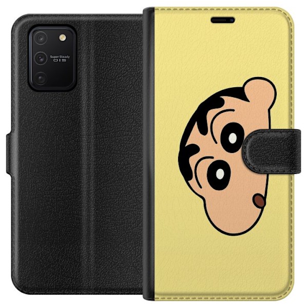 Samsung Galaxy S10 Lite Tegnebogsetui Peeking Shinchan