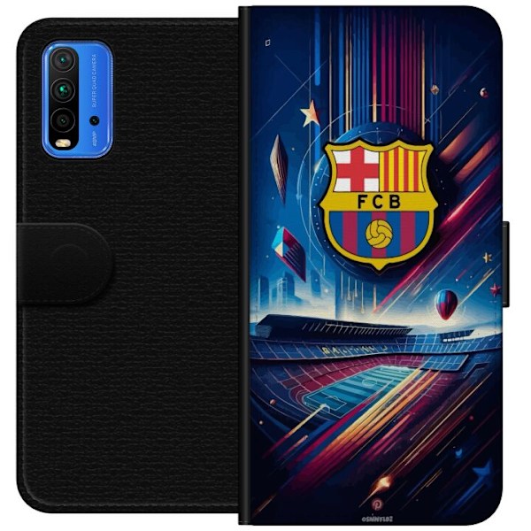 Xiaomi Redmi Note 9 4G Tegnebogsetui FC Barcelona