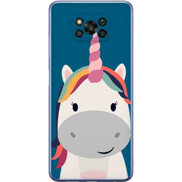 Xiaomi Poco X3 Pro Genomskinligt Skal Enhörning / Unicorn