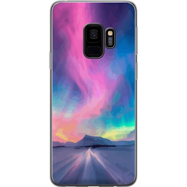 Samsung Galaxy S9 Läpinäkyvä kuori Revontuli