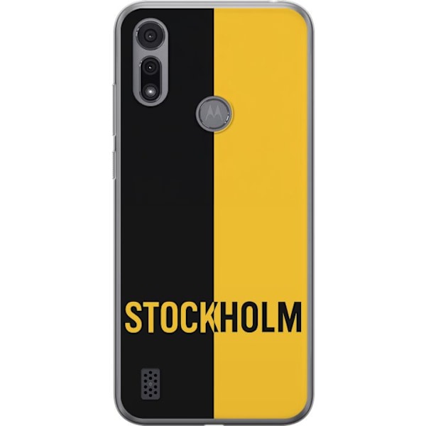 Motorola Moto E6i Genomskinligt Skal Stockholm – fotboll
