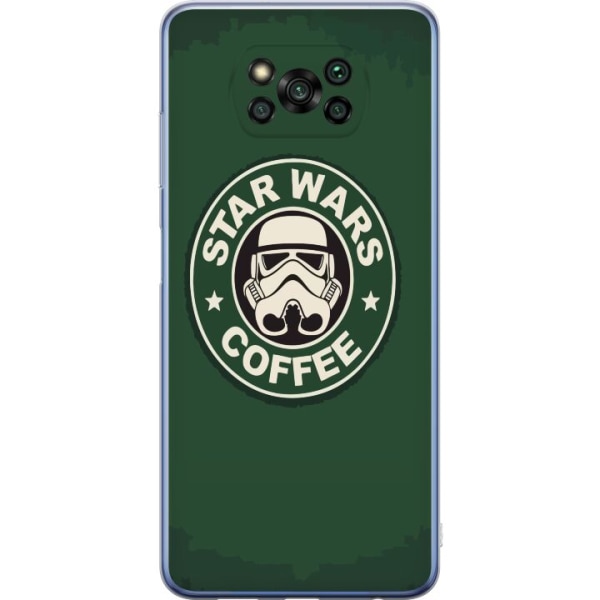 Xiaomi Poco X3 Pro Gjennomsiktig deksel Star Wars Kaffe