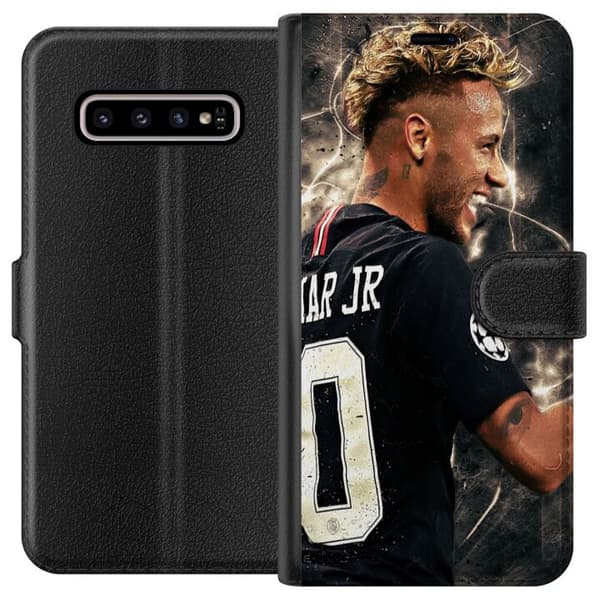 Kompatibelt Lommeboketui til Samsung Galaxy S10+ Neymar Junior