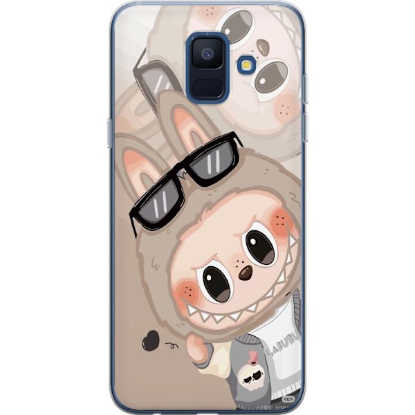 Samsung Galaxy A6 (2018) Gjennomsiktig deksel Labubu Rainbow C
