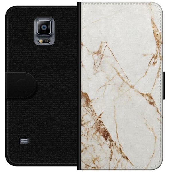 Samsung Galaxy Note 4 Plånboksfodral Vit marmor