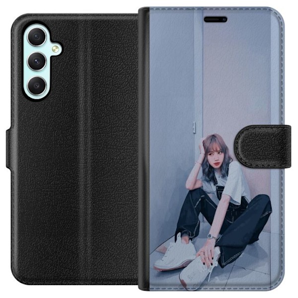 Samsung Galaxy A34 Plånboksfodral Lisa from Blackpink – K-pop Style Icon