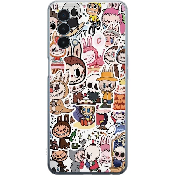 OnePlus Nord N200 5G Genomskinligt Skal Labubu All-Stars – P
