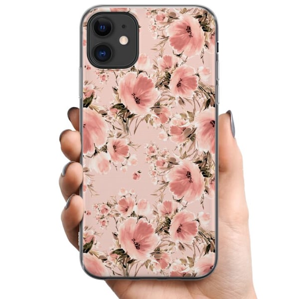 Apple iPhone 11 TPU Mobildeksel Blomster