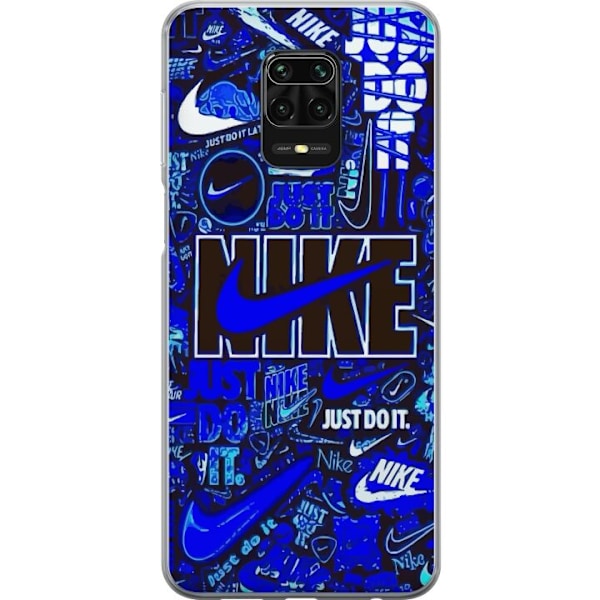 Xiaomi Redmi Note 9S Läpinäkyvä kuori Nike