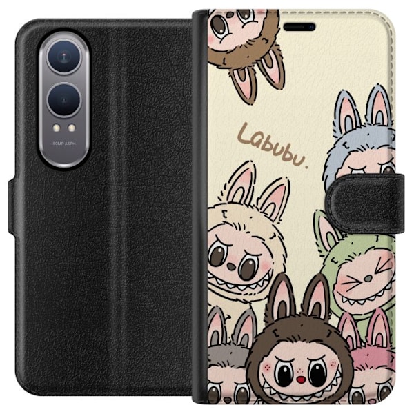 OnePlus Nord CE4 Lite Lompakkokotelo Labubu Pastel Collection