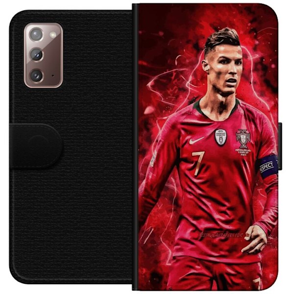 Samsung Galaxy Note20 Tegnebogsetui Ronaldo Færdigheder - CR7