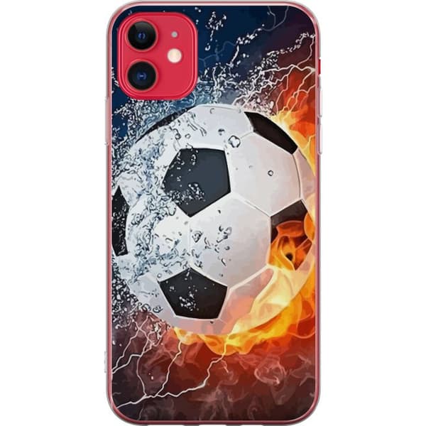 Kompatibelt Mobildeksel til Apple iPhone 11 Fotball Eld