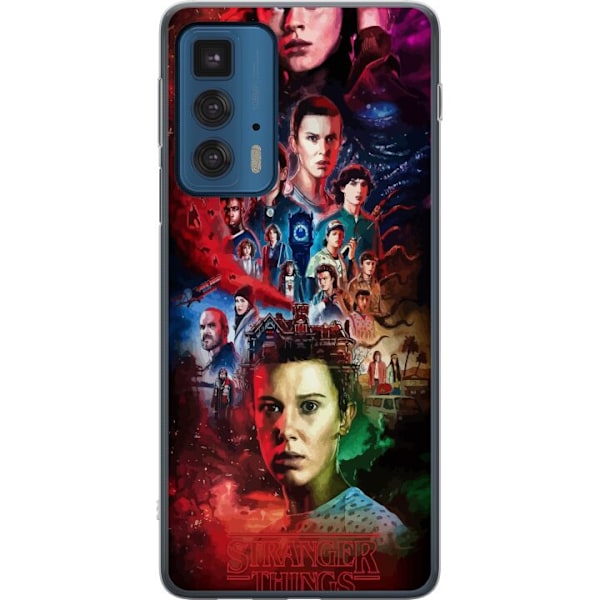 Motorola Edge 20 Pro Gennemsigtig cover Stranger Things