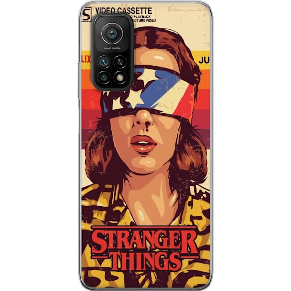 Xiaomi Mi 10T Pro 5G Gjennomsiktig deksel Stranger Things VHS