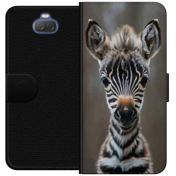 Sony Xperia 10 Lompakkokotelo Giraffi Eläinaihe Afrikka Luonto Graafinen Kuva Savanni Villieläimet Suosittu Seinätaide Eksoottinen Teema