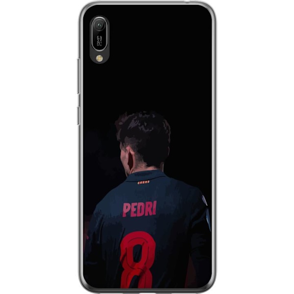 Huawei Y6 Pro (2019) Genomskinligt Skal Pedri FC Barcelona Fot