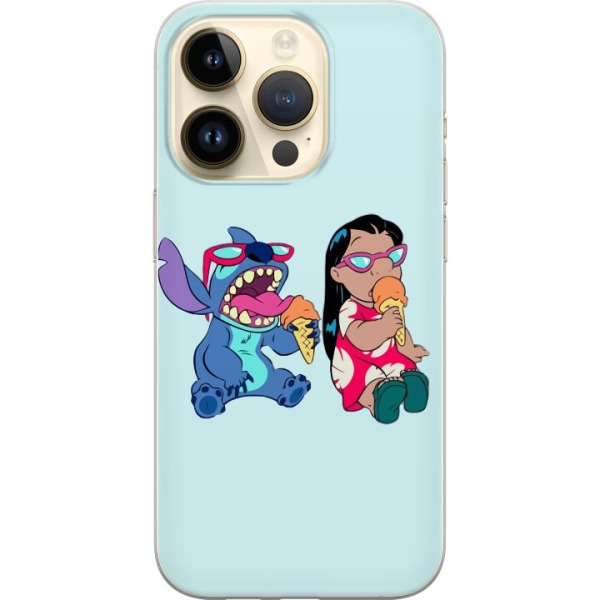 Apple iPhone 14 Pro Gennemsigtig cover Lilo & Stitch