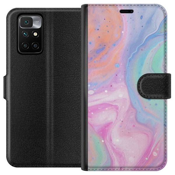 Xiaomi Redmi 10 Lommeboketui Pastellmarmor