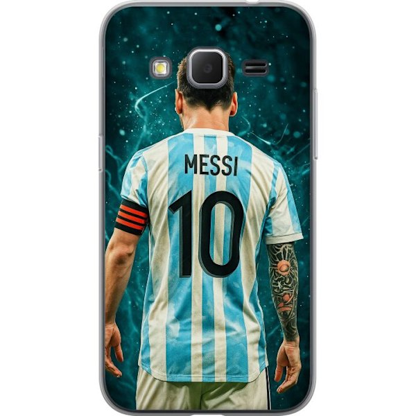 Samsung Galaxy Core Prime Genomskinligt Skal Messi