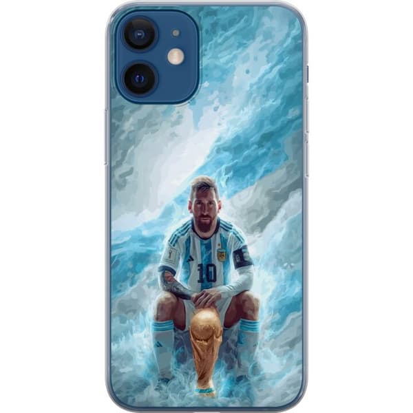 Kompatibelt Mobildeksel til Apple iPhone 12 Lionel Messi Världsmästare blå