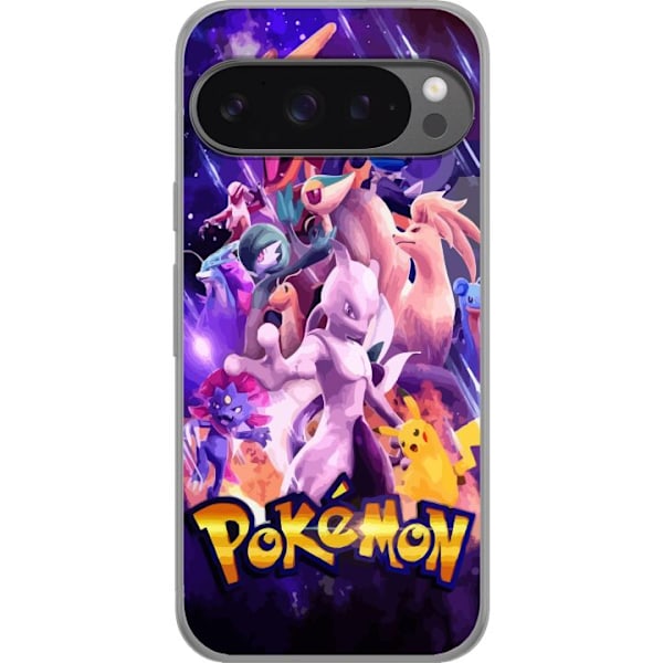 Google Pixel 9 Pro XL Gjennomsiktig deksel Pokemon