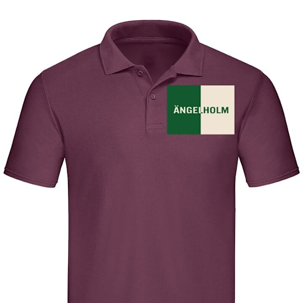Poloshirt til Voksen | Elegant Poloshirt Ängelholm – Hockey Bordeaux Lille