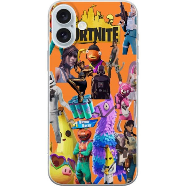 Apple iPhone 16 Plus Gjennomsiktig deksel Fortnite