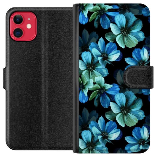 Kompatibel Tegnebogsetui til Apple iPhone 11 Midnat Have