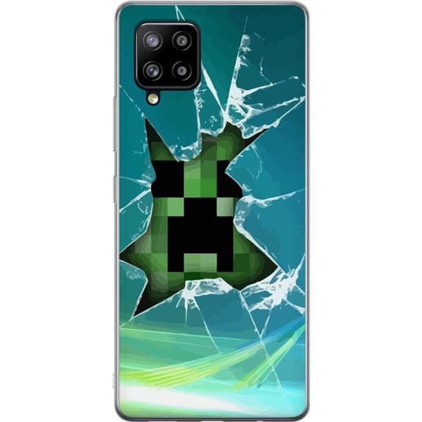 Kompatibelt Mobilskal till Samsung Galaxy A42 5G MineCraft